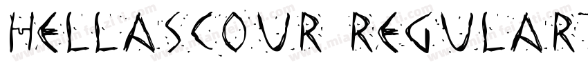 HellasCour Regularttf字体转换